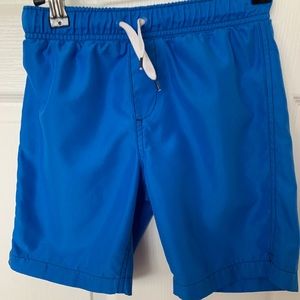 Lands end boys swim trucks size 8 blue